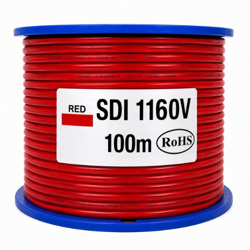 ELECTRA 6MM2 SDI RED CABLE 100M SDI1060V
