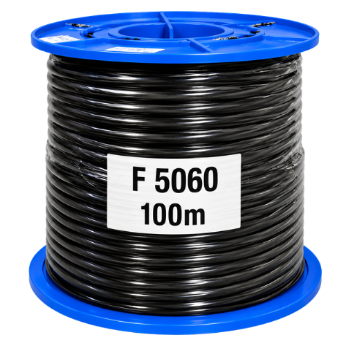 Electra 6mm² 4C+E Black Flexible Electrical Cable, 100m Roll F5060