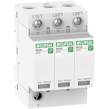 CLIPSAL MAX9 3 POLE SURGE PROTECTION DEVICE 40KA MX9SP340