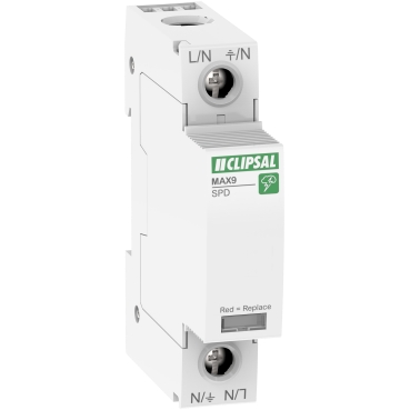 CLIPSAL MAX9 1 POLE SURGE PROTECTION DEVICE 40KA MX9SP140
