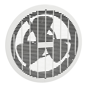 Clipsal Airflow Ceiling Exhaust Fan 250mm Blade, White CE250N