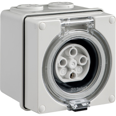 CLIPSAL EASY56 ROUND 4 PIN 20A SOCKET OUTLET EY56SO420