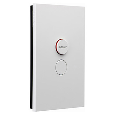 CLIPSAL SATURN ZEN WHITE 45A COOKER SWITCH MECH Z4061/45-ZW