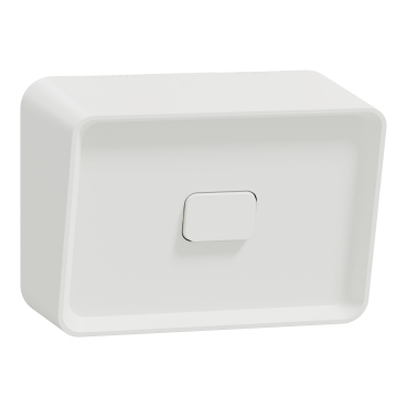 CLIPSAL ICONIC OUTDOOR WHITE 1 GANG SWITCH 20A/16AX O3041HA-XW