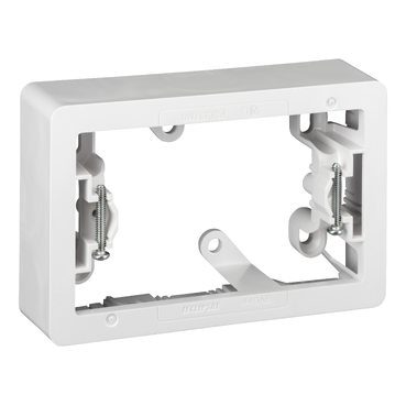 CLIPSAL ICONIC VIVID WHITE MOUNTING BLOCK 34MM 449AB-VW