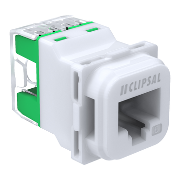 CLIPSAL ICONIC CAT6 MECH 40RJ45SMA6C-TN