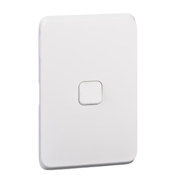 CLIPSAL ICONIC EXTRA WHITE 1 GANG SKIN 3041C-XW