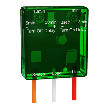 CLIPSAL 1A RUN ON TIMER SELECTABLE TURN ON AND TURN OFF DELAYS 31ROFT