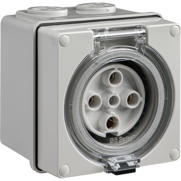 CLIPSAL EASY56 ROUND 5 PIN 32A SOCKET OUTLET EY56SO532