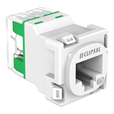 CLIPSAL CLASSIC CAT6 MECH 30RJ45SMA6AC-WE