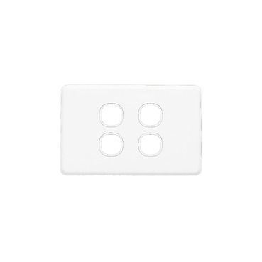 CLIPSAL CLASSIC C2000 SERIES 4 GANG GRID PLATE AND COVER C2034VH-WE