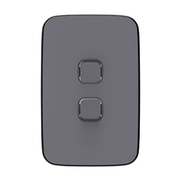 CLIPSAL ICONIC ESSENCE ASH GREY 2 GANG SKIN E3042C-AG