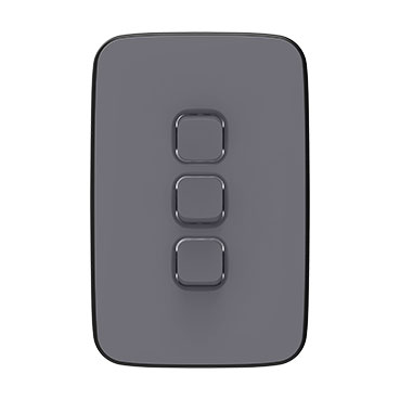 CLIPSAL ICONIC ESSENCE ASH GREY 3 GANG SKIN E3043C-AG