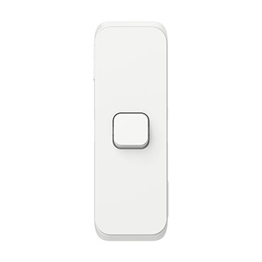CLIPSAL ICONIC 1 GANG ARCHITRAVE SWITCH 3041AL-VW