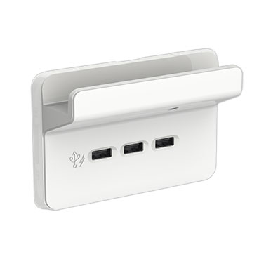 CLIPSAL ICONIC USB CHARGING STATION WITH SELF 3043HSUSB-VW