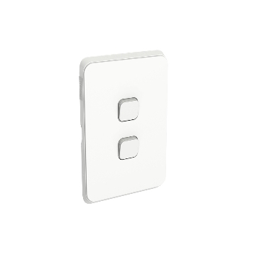 CLIPSAL ICONIC 2 GANG GRID PLATE 3042VH-VW