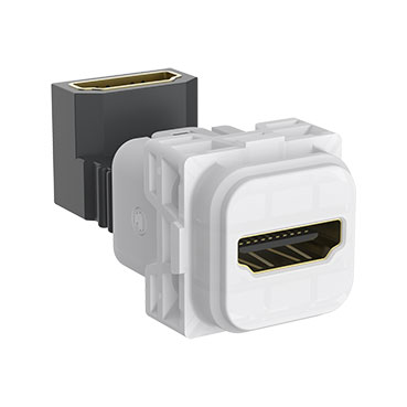 CLIPSAL ICONIC ANGLED HDMI 1.4 FEMALE CONNECTOR 40HDMIA-TN
