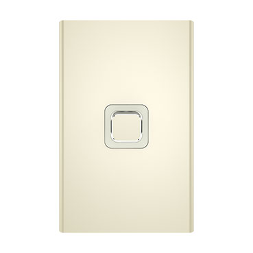 CLIPSAL ICONIC STYL CROWNE 1 GANG SKIN S3041C-CE